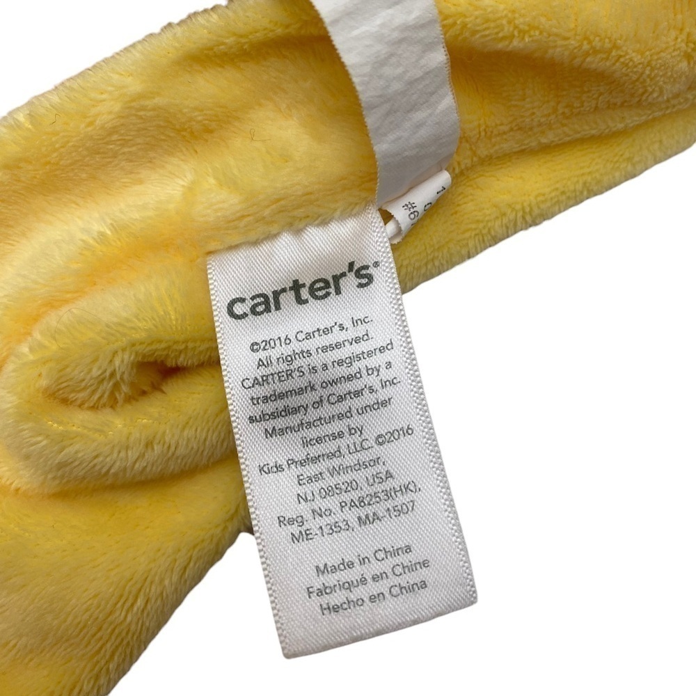 Carter’s Yellow Duck Polka Dot Lovey Security Blanket Stuffed Animal Toy - Picture 3 of 9